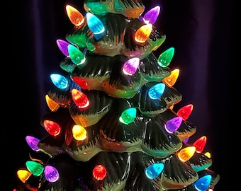 Ceramic Christmas Tree LED Lighting Upgrade