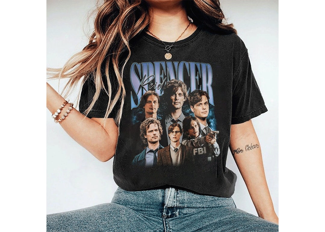 Retro Bootleg 90s Dr. Spencer Reid Criminal Minds Tshirt Etsy