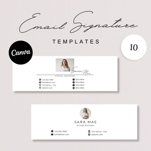 Canva Email Signature Template: Modern Professional Design (PDF Link)
