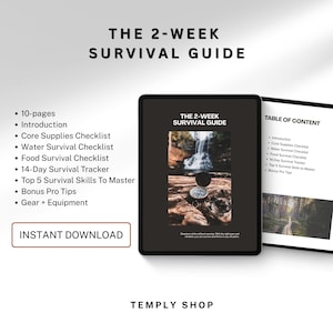 2-Week Survival Guide: Emergency Prep Checklist (Digital PDF Download)