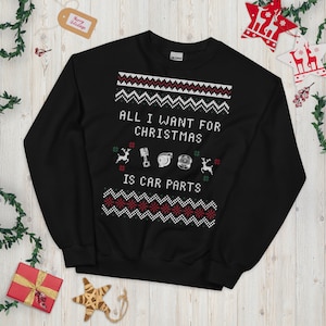 JDM Christmas Tree Ugly Christmas Sweatshirt Etsy Israel