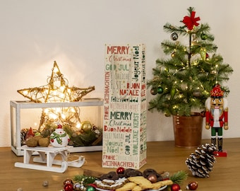 GREENLINE Geschenktaschen für Flaschen 6 Stück Weihnachten Flaschentüten edle Zuckerrohrpapier Geschenktüten 100% Baumfrei für Wein Sekt