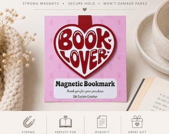 Marcador magnético para amantes de los libros