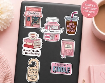 Paquete de pegatinas para amantes de los libros