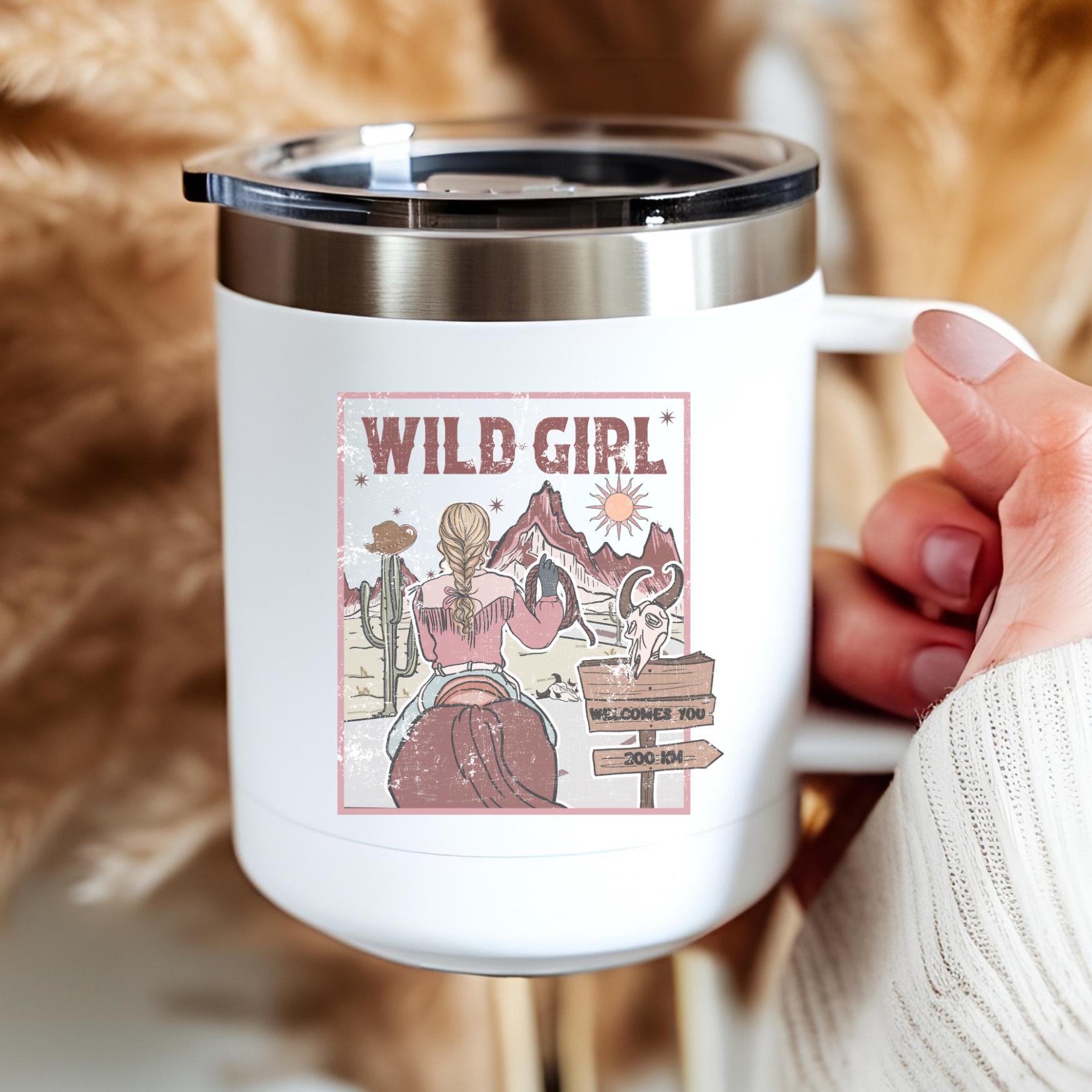 Coffee Lover's Tumbler - 15oz Insulated Mug, Perfect for Gifting, Morning Coffee, Travel Mug, Cowgirl Coffee Cup, Birthday Gift
