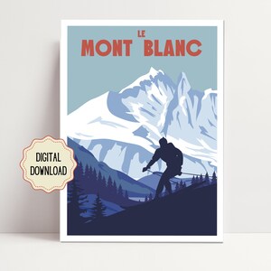 Vintage Ski Poster Printable, Apres Ski Wall Art, Retro Ski Photo Download, Digital Skiing Print, Winter Travel Decor, Ski Lodge Art