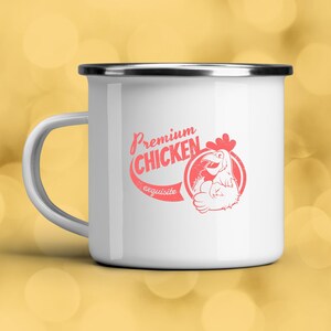 Taza de esmalte para acampar: perfecta para aventuras al aire libre, regalos para campistas, artículos esenciales para caminatas, amantes del café, coleccionable único