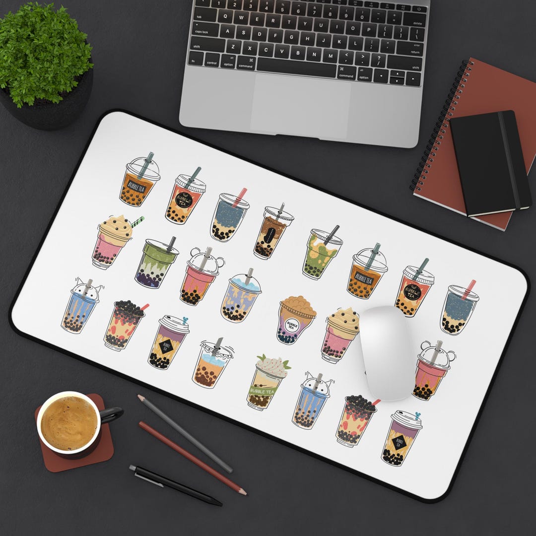 Colorful Beverage Desk Mat - Perfect for Home Office, Coffee Lovers ...