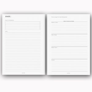 Work/Life Notebook task lists priorities to dos personalised notebook daily planner work to dos image 5