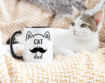 Tasse personnalisée avec prénom, Mug personnalisé, Tasse à café, Fête des Mères, Cadeau personnalisé, Anniversaire, Tasse chat, Mug chat