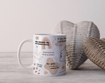 Tasse personnalisée avec prénom | Mug personnalisé | Tasse à café | Tasse cadeau | Cadeau personnalisé | Fête des Mères | Cadeau maman
