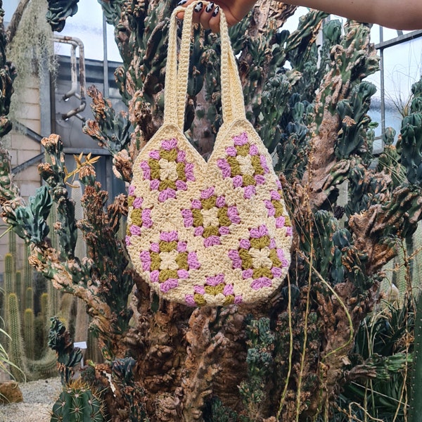 Häkeltasche Granny Square Handgemacht