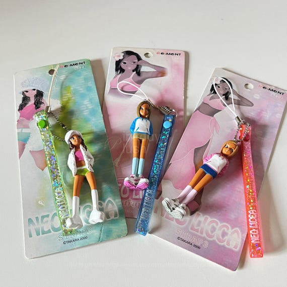 リーメント タカラ NEO LICCA STRAP3 LOCO ストラップ Neo LICCA Strap 3 Straps 4 Licca-chan Kogal Gal-type Ganguro