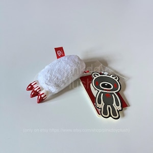 Gloomy Bear White Claw Plush Keychain – Chan-GP Taito Japan CGP-137