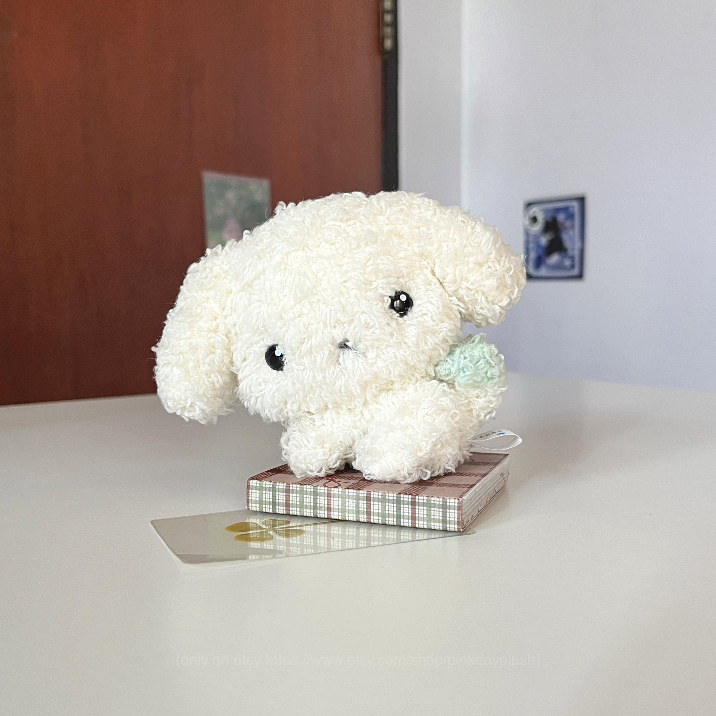 サンエックス ぶるぶるホワイトドッグ ぬいぐるみ – 4インチ