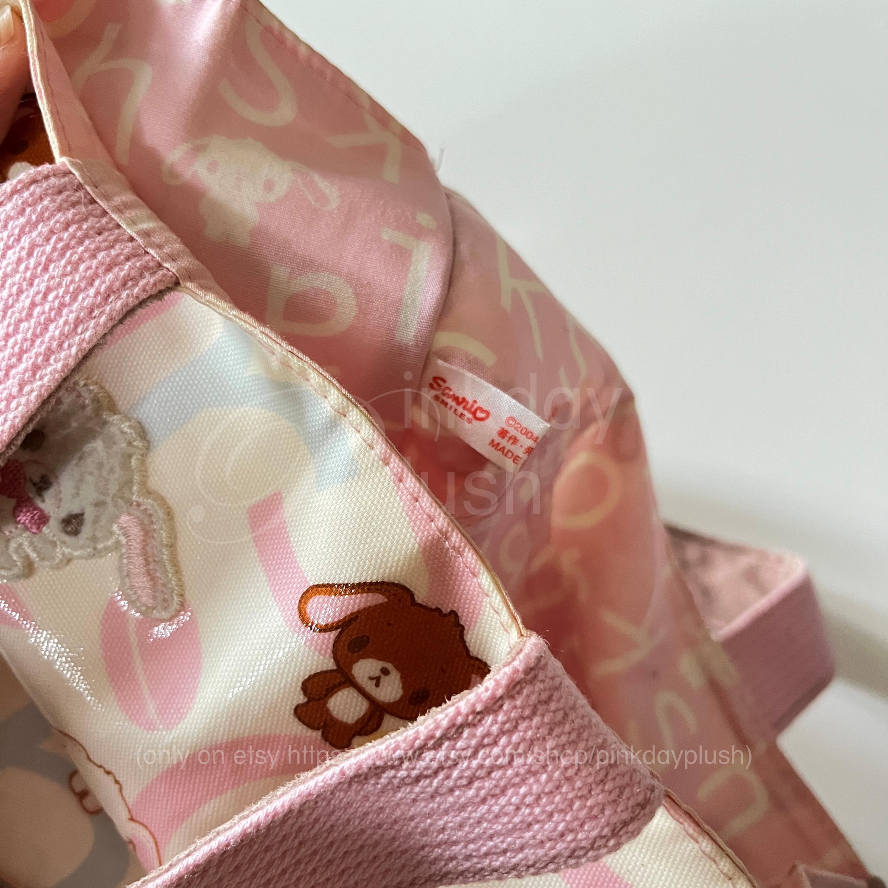 サンリオ シュガーバニーズ ピンクショルダーバッグ（クロ＆シロ うさ