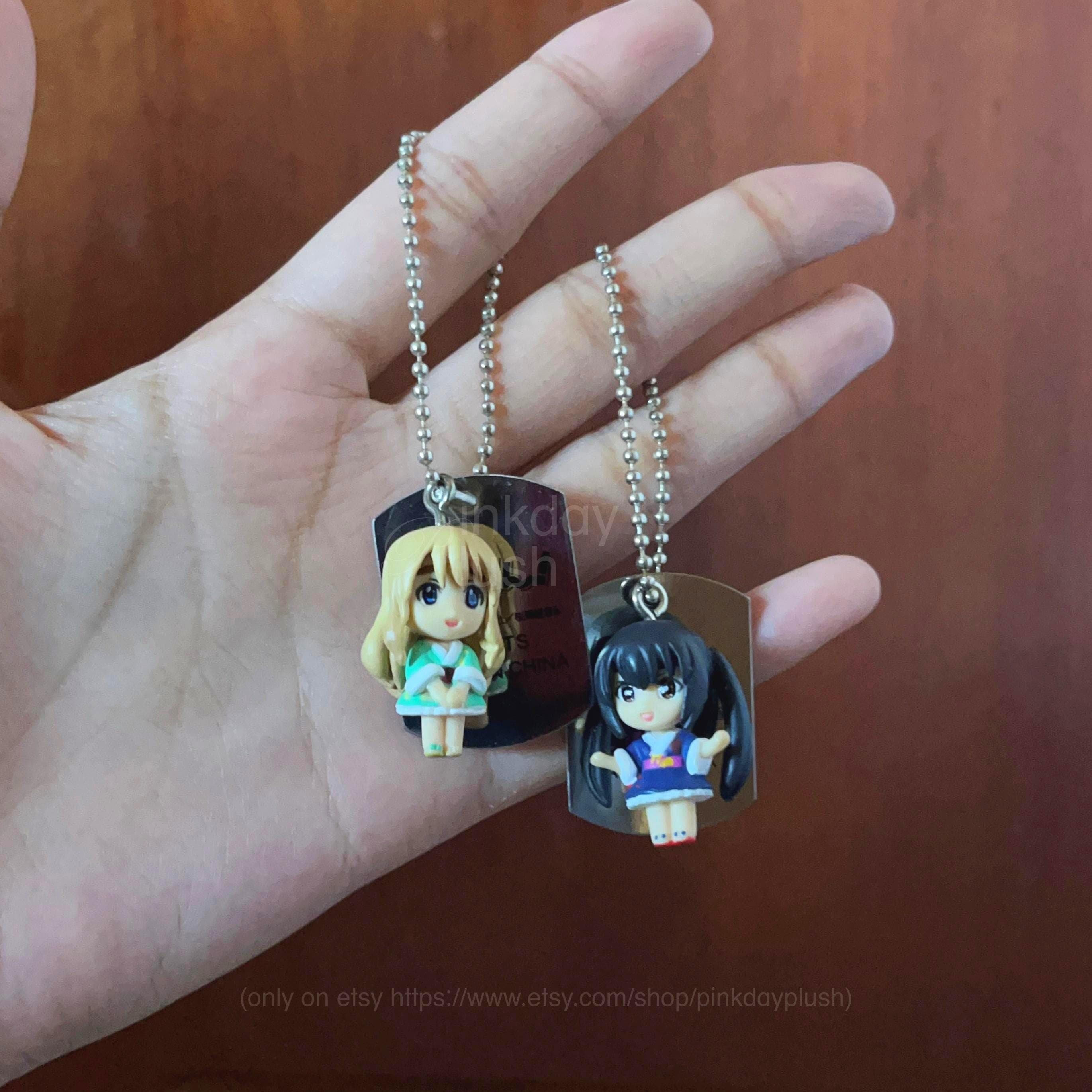 けいおん！琴吹つむぎ 中野梓 着物衣装フィギュアキーホルダー アニメ 
