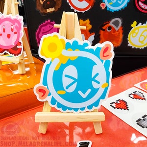 Original Chao Sticker「3&quot;-1.5&quot; Clear Scribble Series Stickers | Stick on your laptop, bottle, friends | Inspired by Sonic Video Game Series」