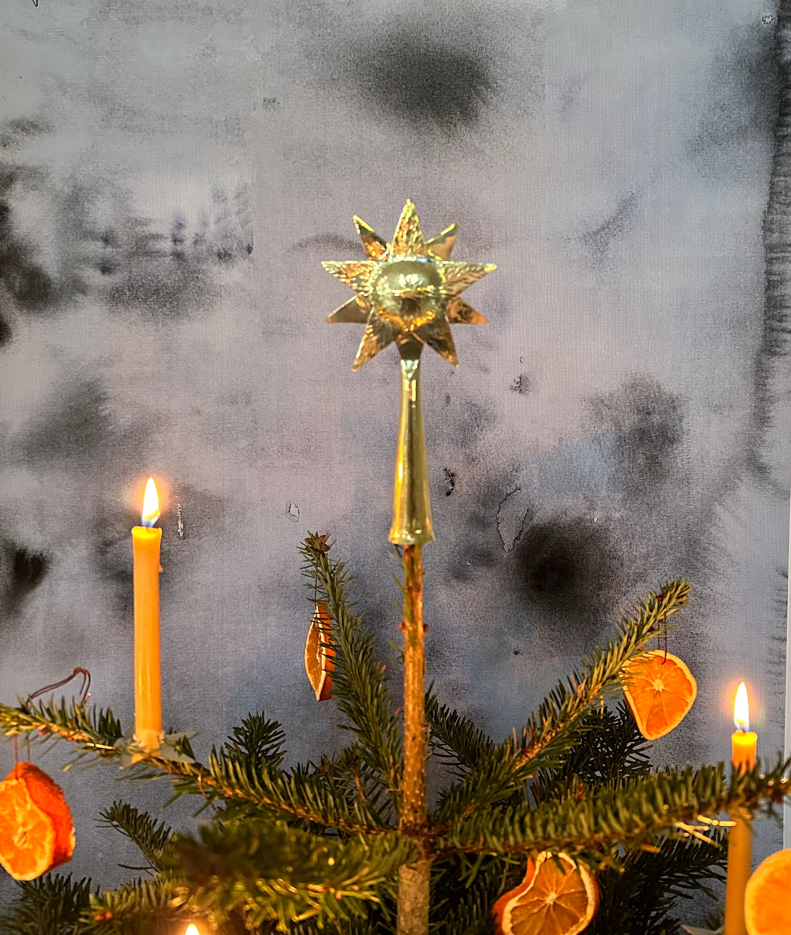 Christmas tree topper Christmas tree topper stars warm white lights gold star night light tree topper decoration for Christmas party home ornament