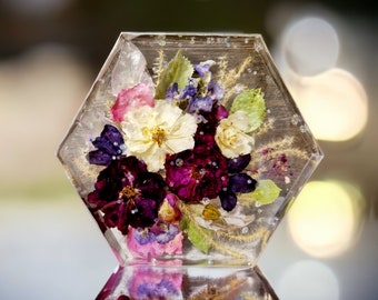 Epoxidharz Trocken Blumen Lampe Konservierung Wedding Flowers сухоцветы Hochzeit Brautstrauß