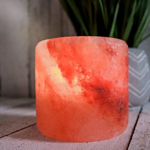 Himalayan Salt Tealight Candle Holder - 3.5&quot; Dia