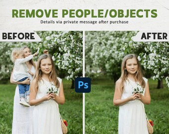 Service Photoshop : suppression/ajout de personnes, restauration de photos, retouche photo professionnelle et plus encore.