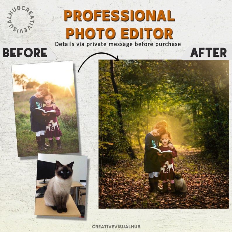 Service Photoshop : suppression/ajout de personnes, restauration de photos, retouche photo professionnelle et plus encore. Photo Editor