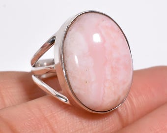 Rosa Opal Ring: Silber Schmuck