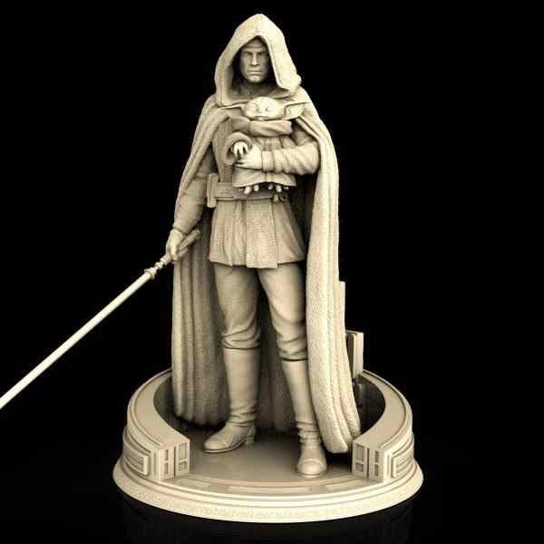 Luke Skywalker Star Wars 3D Prints - Premium STL File | STL Packs 3D Printing Blueprint - Fantastic STL File | Stl figure | Jedi stl