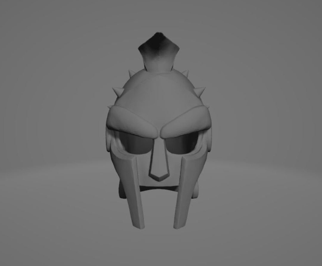 Big Gladiator Helmet 3D Printing Model Premium STL File Wearable Highly