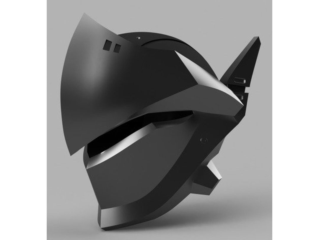 Genji Helmet Overwatch Cosplay 3D Printing 3D Print File L Stl 3D