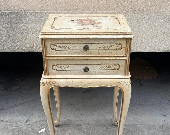 Entryway Decor, Vintage Venetian Cabinet, Farmhouse Decor, Hallway Cabinet, Rustic Furniture, Elegant Cottage Style, Housewarming Gift