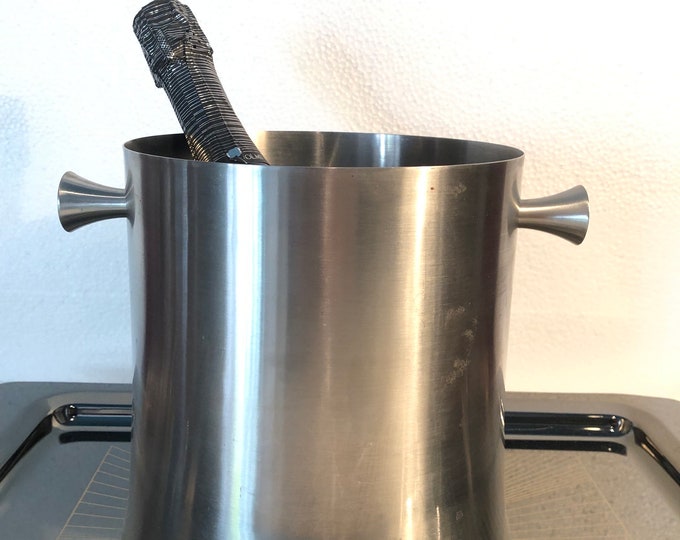Vintage Steel Ice Bucket