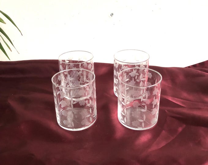 Hand Blown Murano Vintage Glasses
