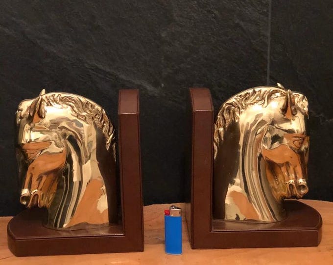 Vintage Bookend, Vintage Bookends, Book Ends, Vintage Decor, Bookshelf Decor, Library Decor, Book Accessories, Book Lover Gift