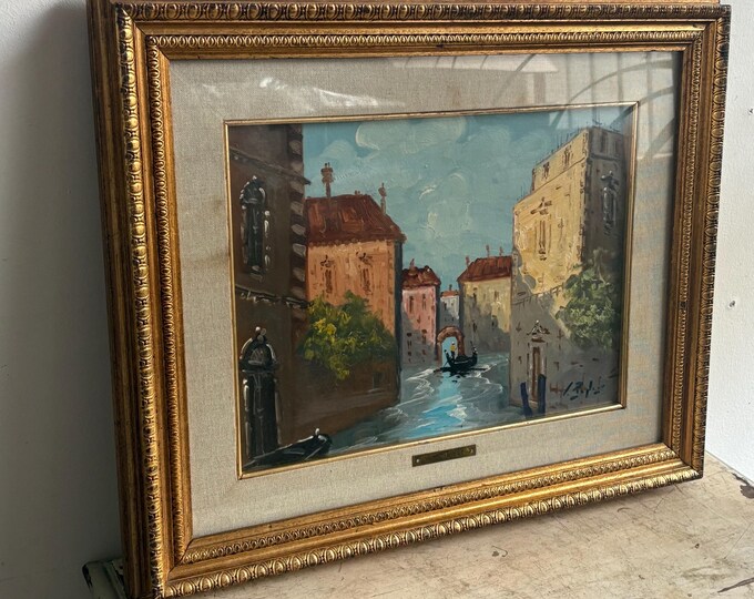 Vintage Painting, Large Wall Art, Vintage Wall Art, Canvas Print, Landscape Painting, Living Room Decor, Oil Painting