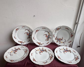 Ceramic Vintage Plate Set by Richard Ginori, Classic Dinner Plates, Collectible Tableware, Perfect Gift
