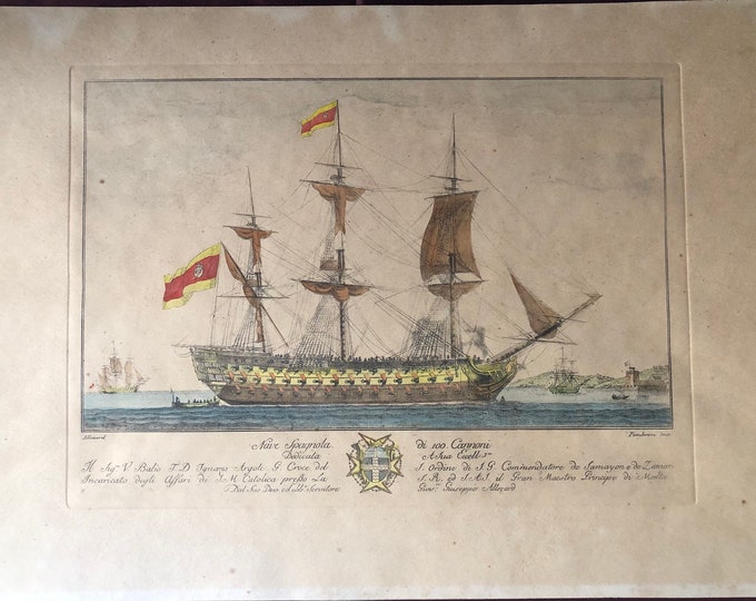 Vintage Nautical Litography