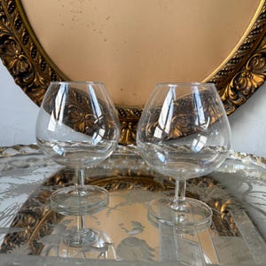 Unique Vintage Glasses, Wine Lover Gift, Retro Glassware Set, Bar Cart Decor, Vintage Stemware