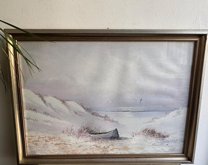 Vintage Art, Oil Painting, Landscape Painting, Vintage Wall Art, Wall Decor, Antique Painting, Wall Art