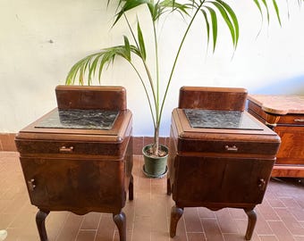 Vintage Nightstands Pair