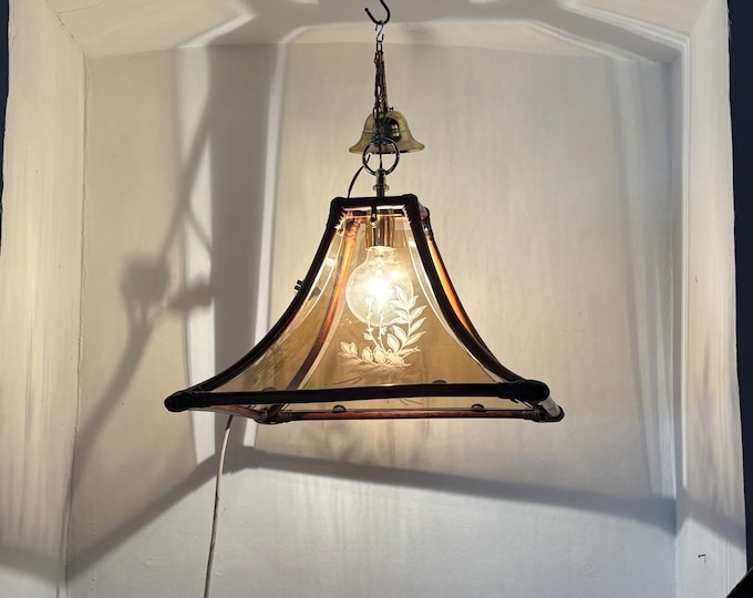 Vintage Bamboo Chandelier