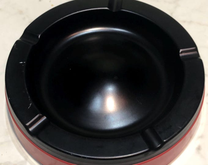 Vintage Space Age Plastic Ashtray, Atomic Era Decor, Mid Century Modern Tray, Retro Smoking Accessory