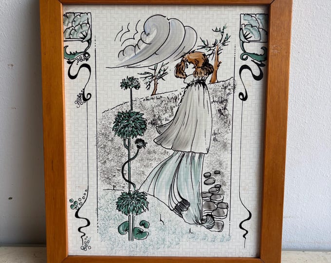Ceramic Tile, Handmade Decorative Tile, Unique Tiles, Vintage Tile, Home Decor, Housewarming Gift, Antique Tile