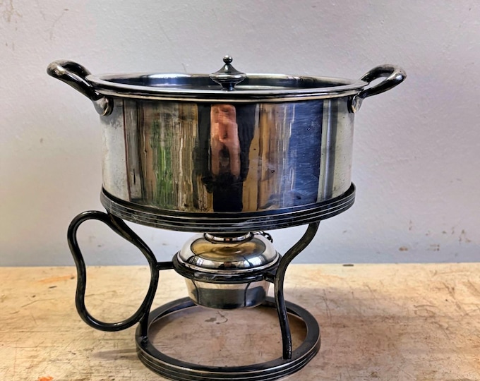 Vintage Chafing Dish, Silver Plated Home Decor, Elegant Buffet Dish, Special Occasion Server, Vintage Entertaining