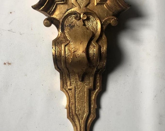 Vintage Wood Ornament, Wooden Ornament Decor, Retro Home Decor, Artful Gift, Vintage Ornament, Wood Decor