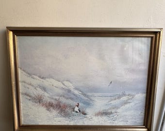 Vintage Oil Painting, Landscape Painting, Vintage Art, Original Painting, Living Room Wall Art, Home Decor