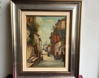 Vintage Oil Painting, Antique Art Landscape, Classic Oil Landscape, Collectible Painting, Wall Art Decor