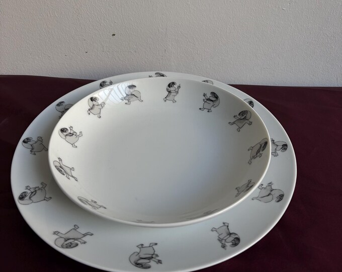 Decorative Plate Ceramic, Vintage Style Collectible Plate, Hand Painted, Antique Plate, Perfect Home Decor, Housewarming Gift