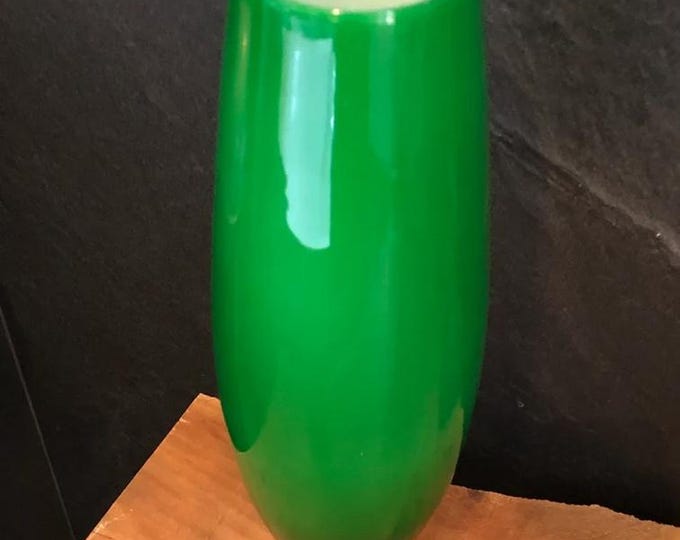 Vintage Glass Vase Home Decor, Tall Flower Vase, Clear Glass Vase, Table Centerpiece, Floral Display